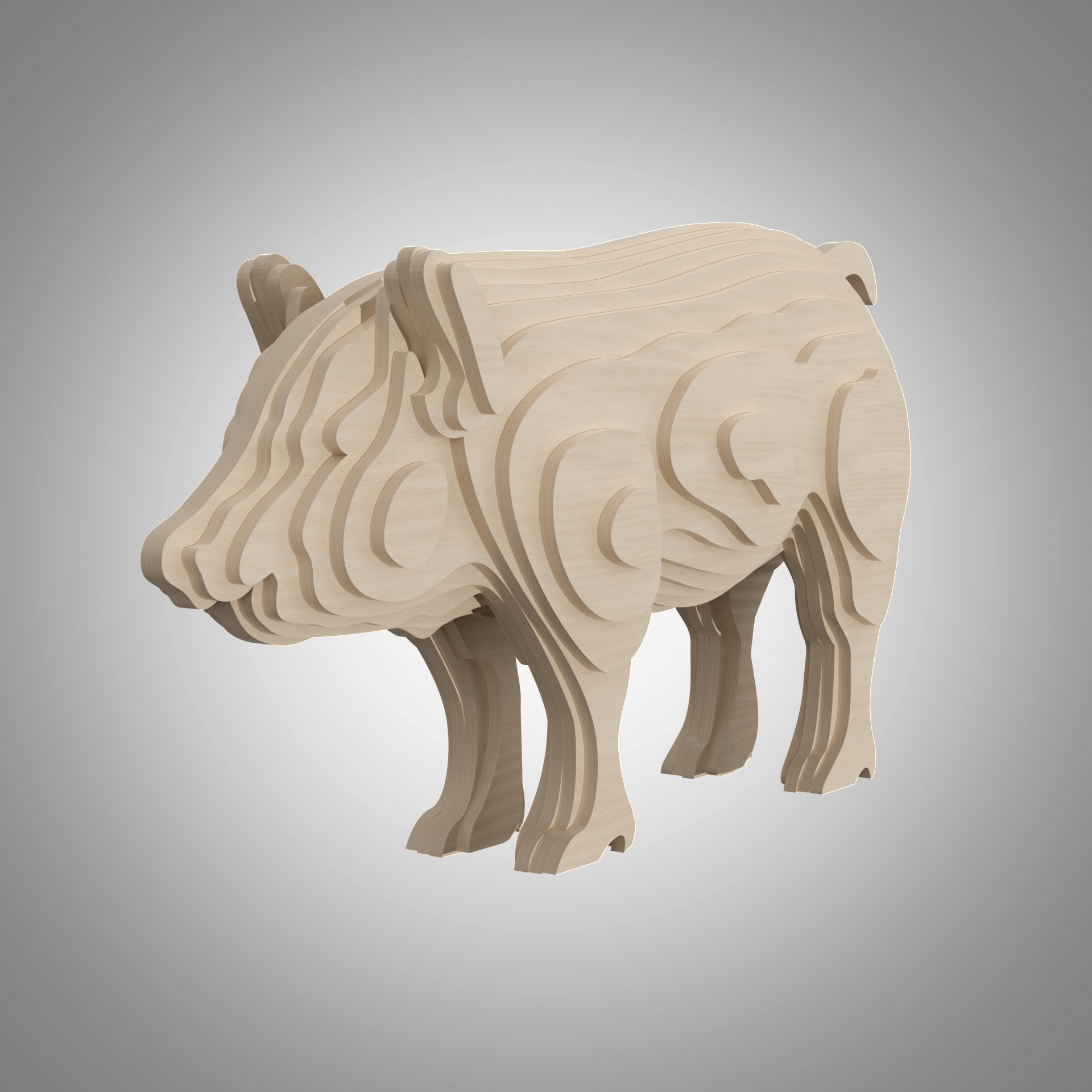 돼지 3D 에듀 퍼즐